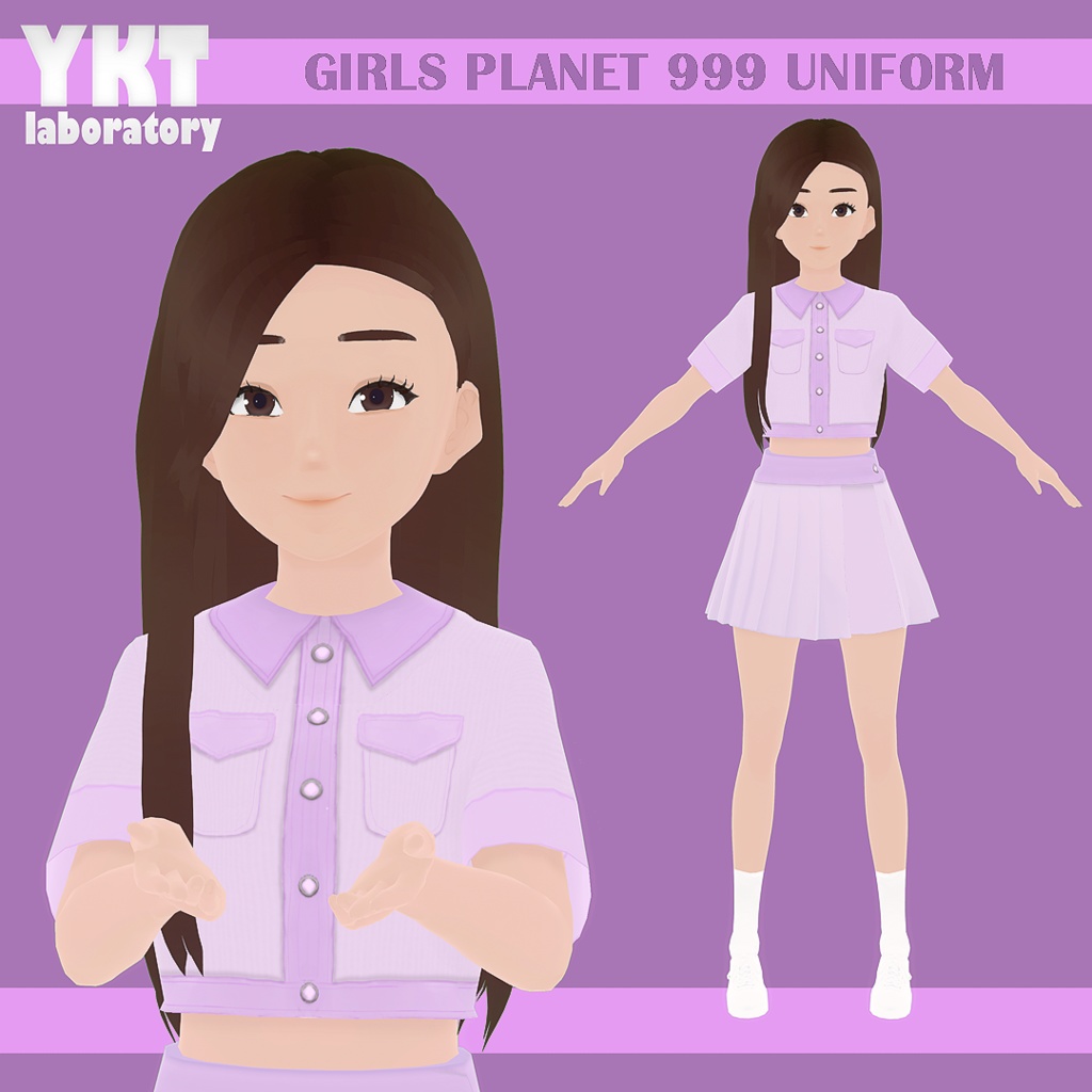 VRoid Girls Planet 999 Uniform 