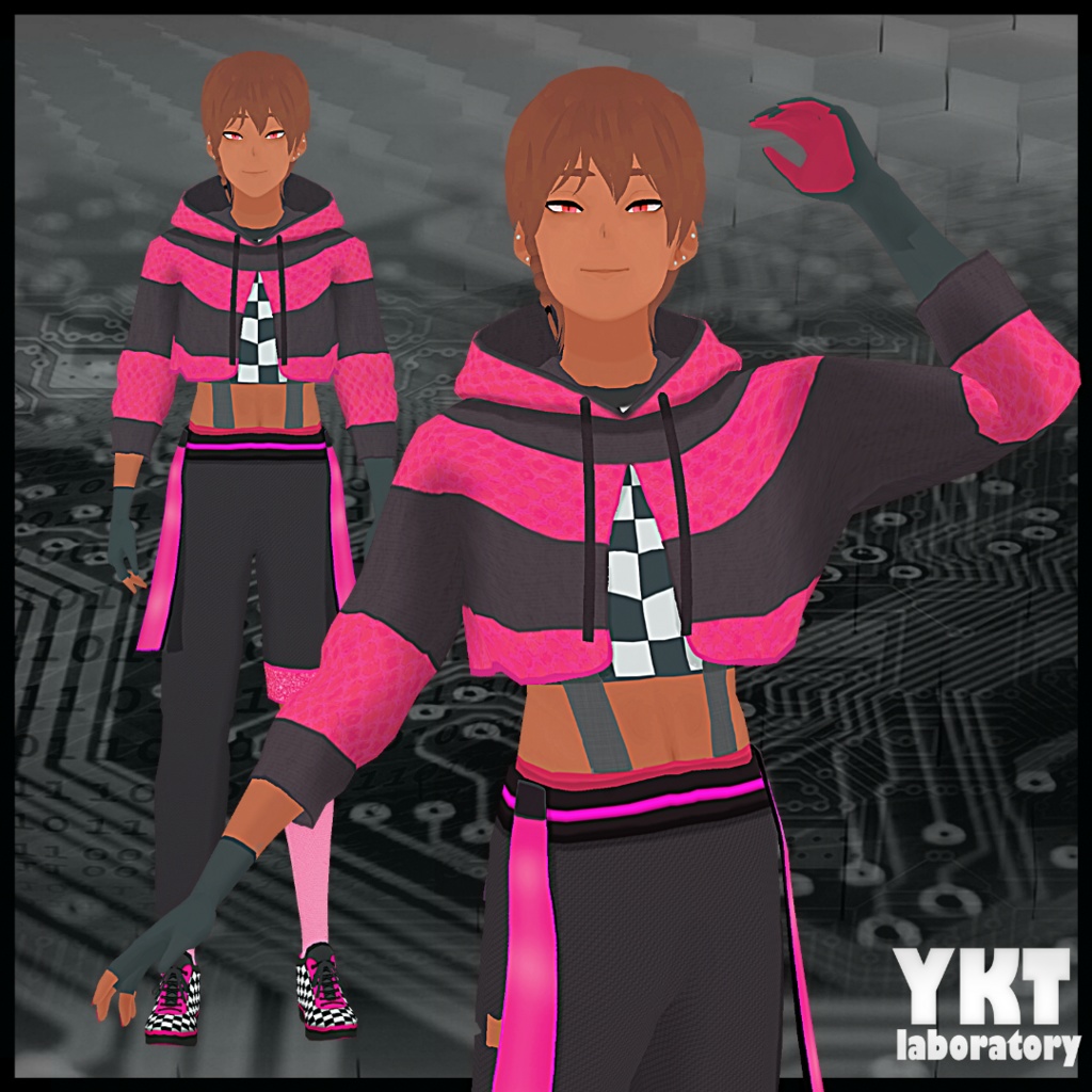 VRoid Futuristic Idol / VTuber Male Outfit ~ 3 Colors Set / アイドル