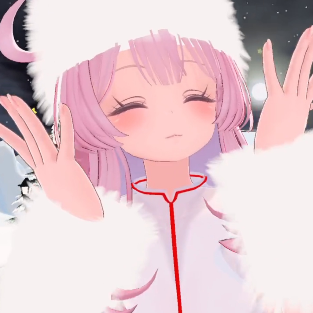 【VRChat】あったかモフモフセット(ウシャンカ・アームウォーマー)【Pomu Style】