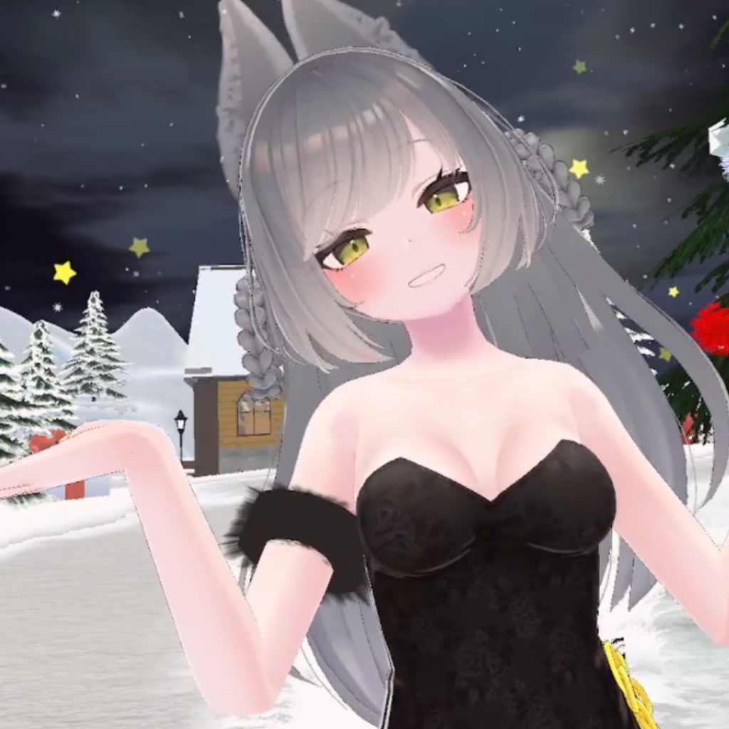 【VRChat】あったかモフモフセット(ウシャンカ・アームウォーマー)【Pomu Style】