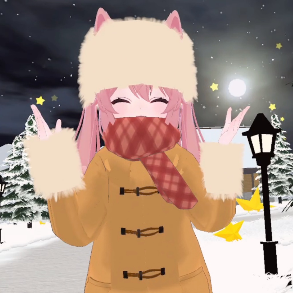 【VRChat】あったかモフモフセット(ウシャンカ・アームウォーマー)【Pomu Style】
