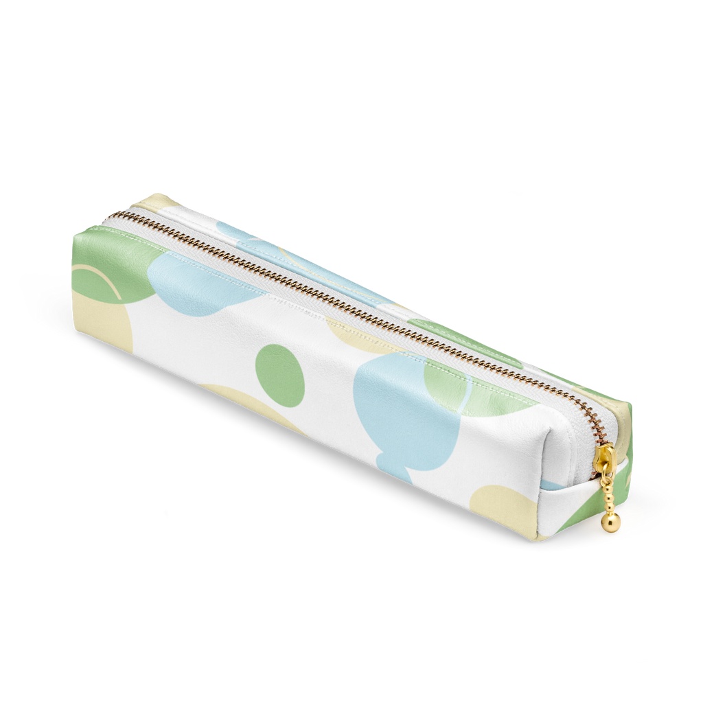 夏の水玉ペンケース