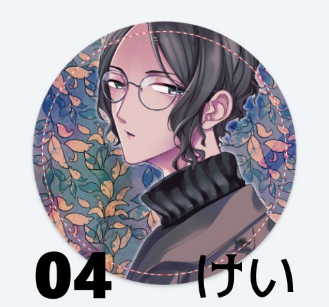 asaya創作ステッカー