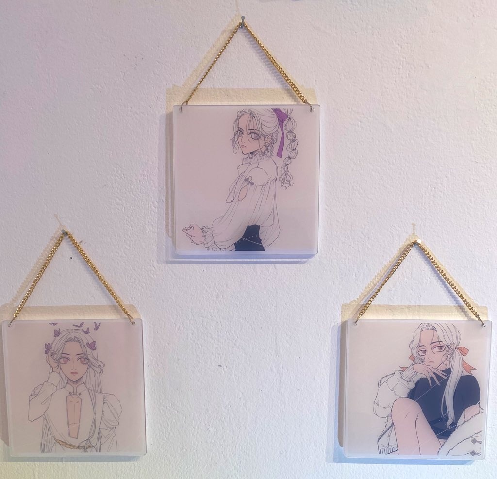 傾国男子アクリルプレート おろし髪