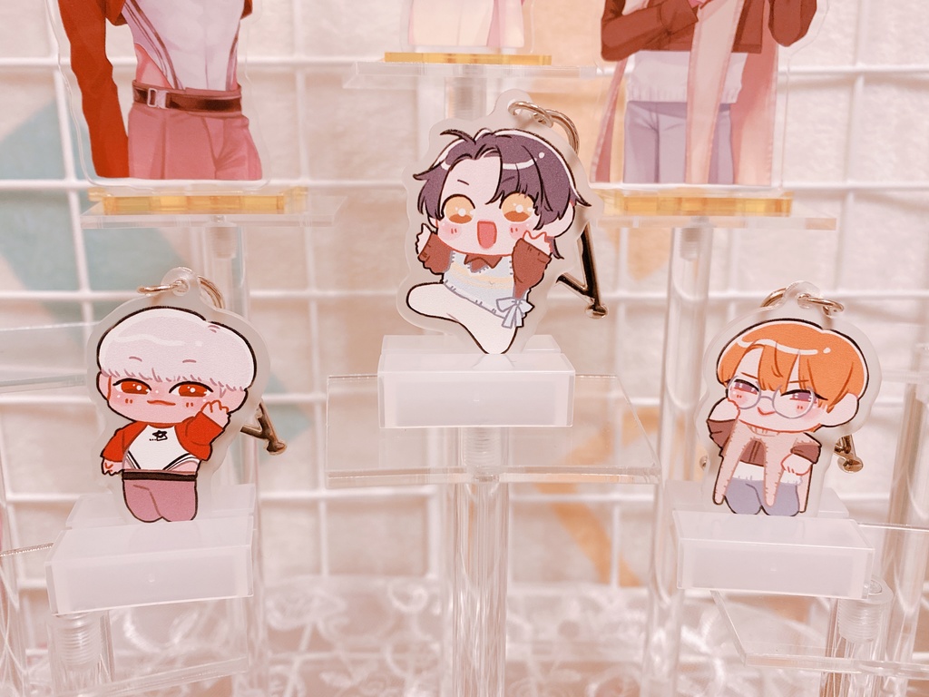 創作アイドルアクリルキーホルダー