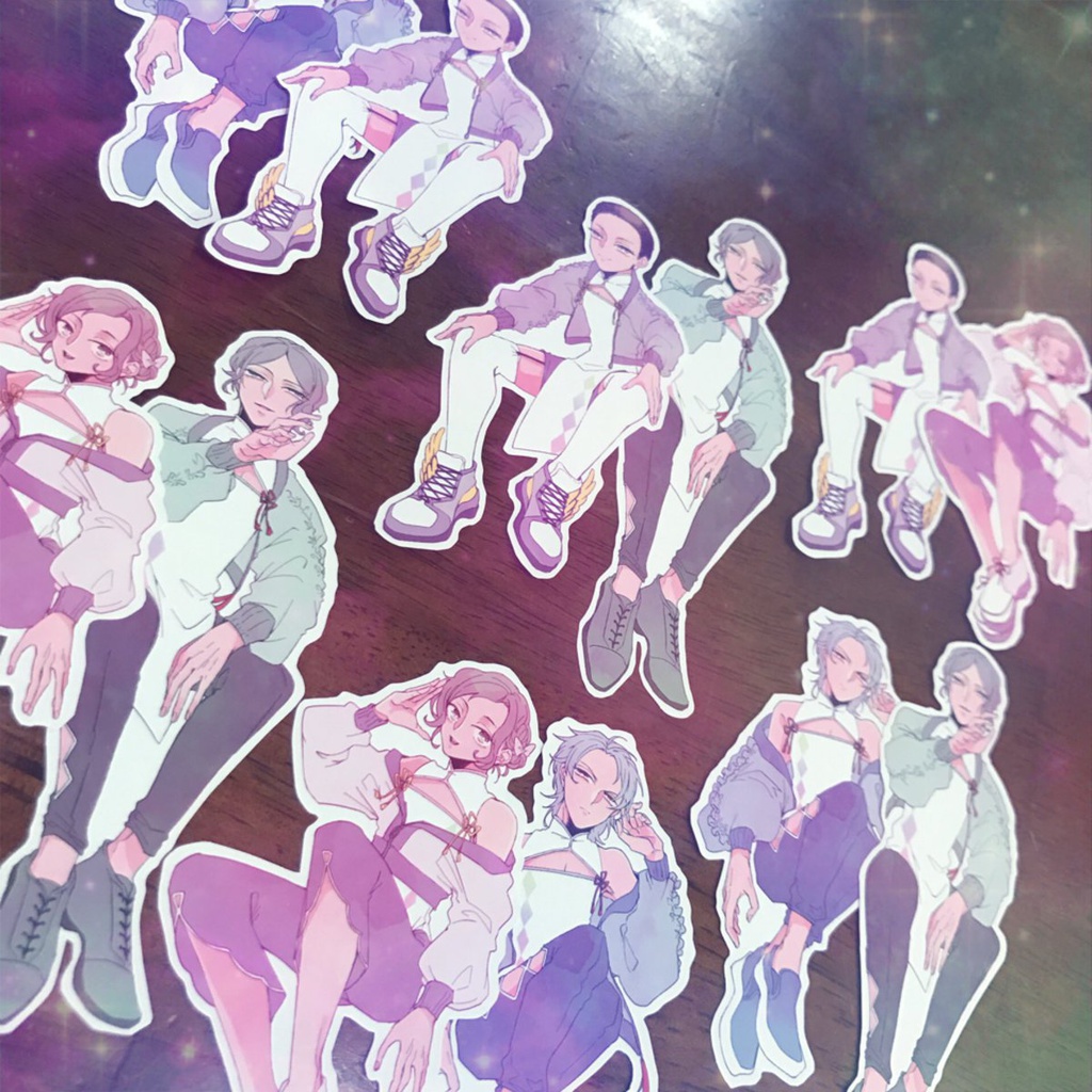 アイドルボーイズ チャイナ服シール