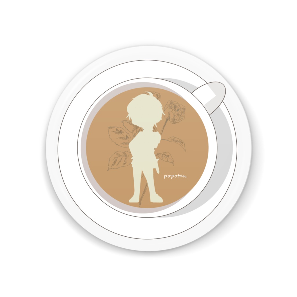 【ミラー】お外で使いやすいセピア(ぽぽたん)