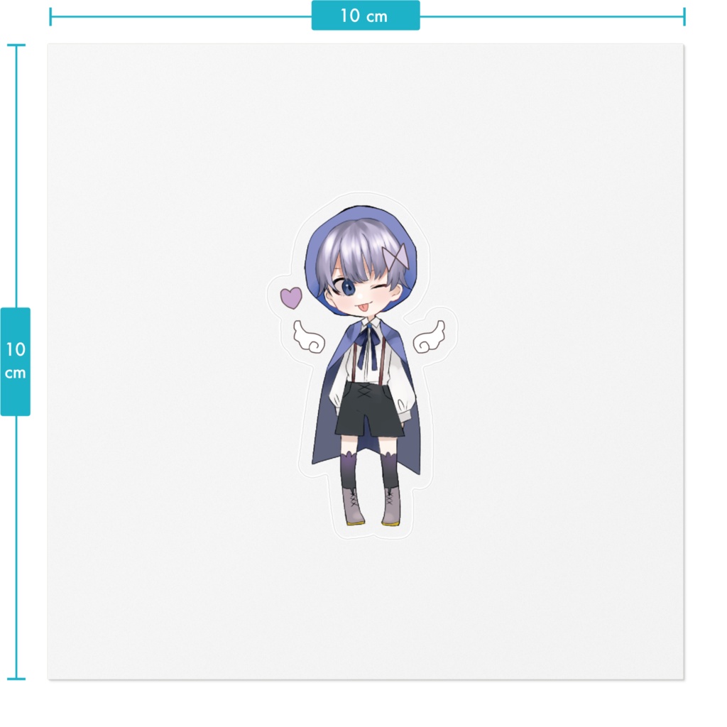 【ステッカー】リュカ(いね)と飾り