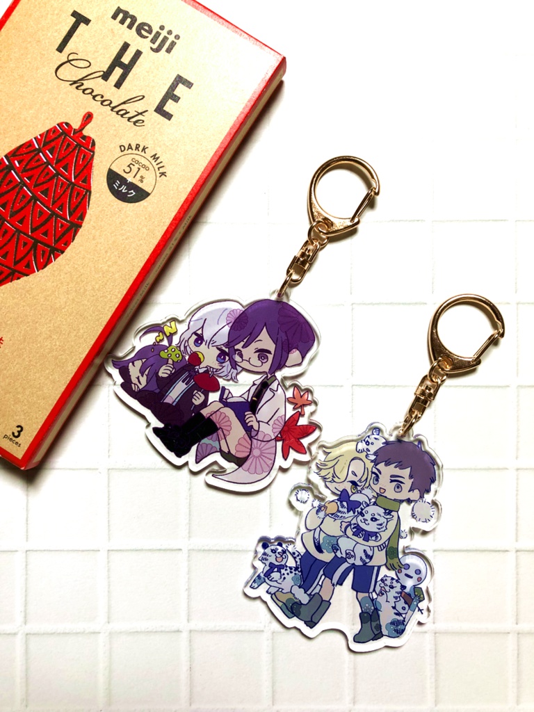 刀剣乱舞★あわたぐちとしゅんかしゅうとうアクリルキーホルダー