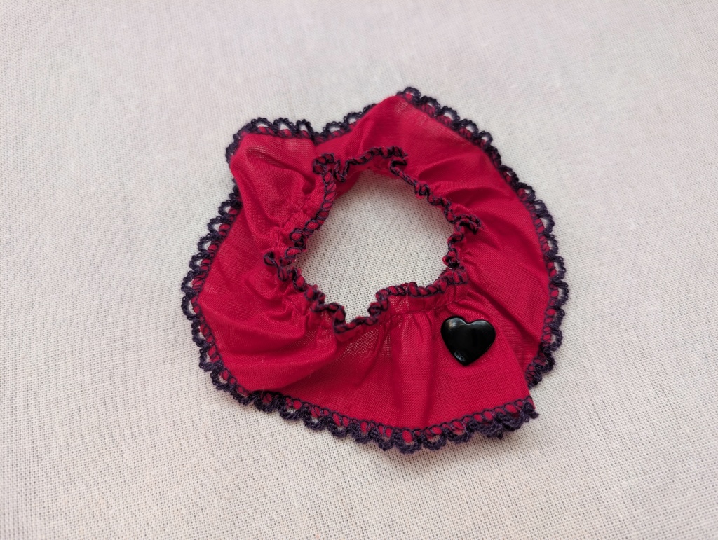 ハートボタンのお洋服