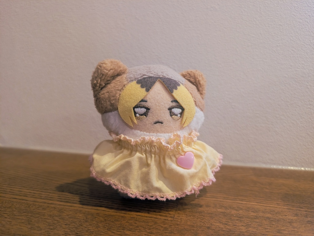 ハートボタンのお洋服【B】