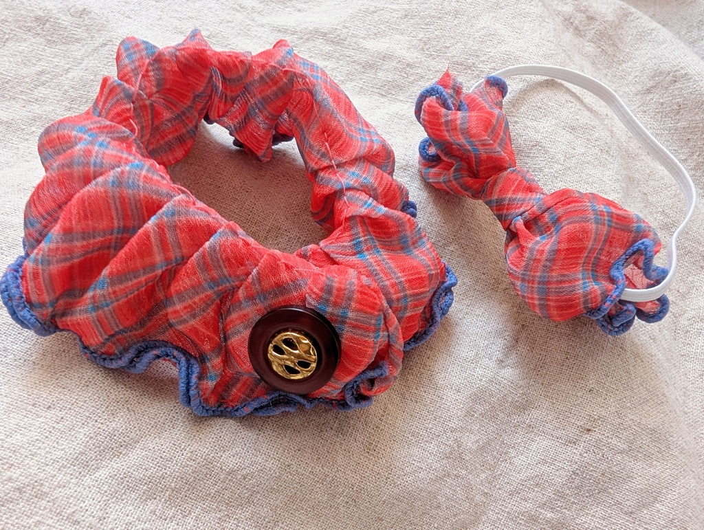 おでかけチェックのお洋服