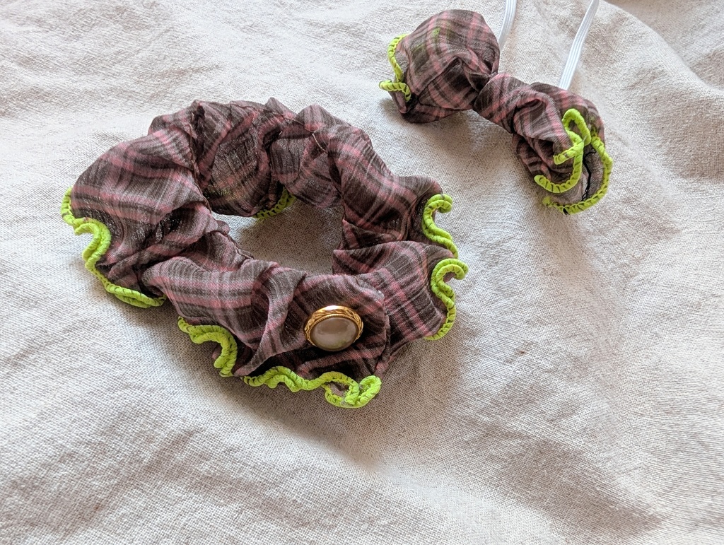 おでかけチェックのお洋服