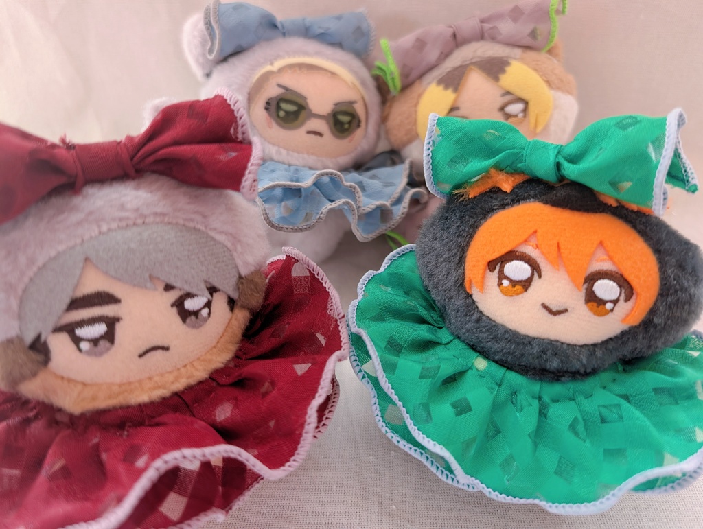 かわいいチェックのおめかしセット【B】