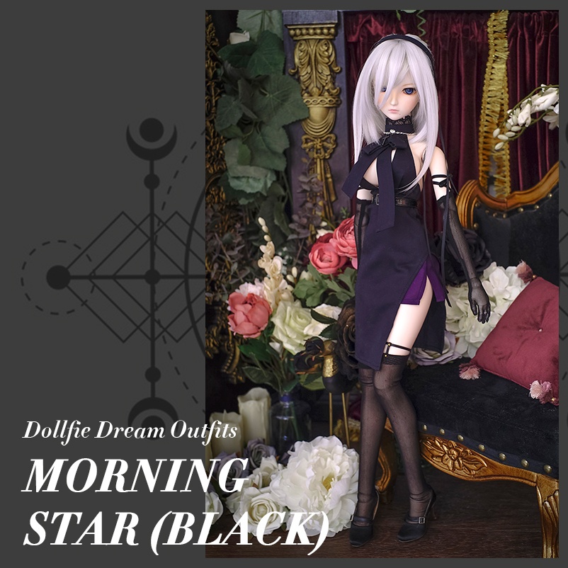 【Orione】ドール用衣装セット - モーニングスター (ブラック)