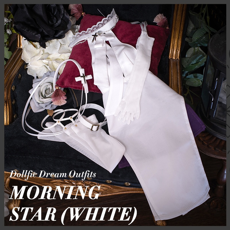【Orione】ドール用衣装セット - モーニングスター (ホワイト)