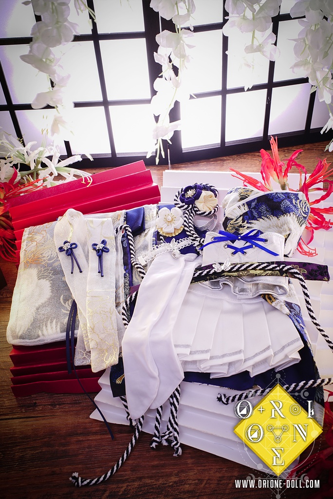【Orione】DDドール用衣装セット - 咲 -