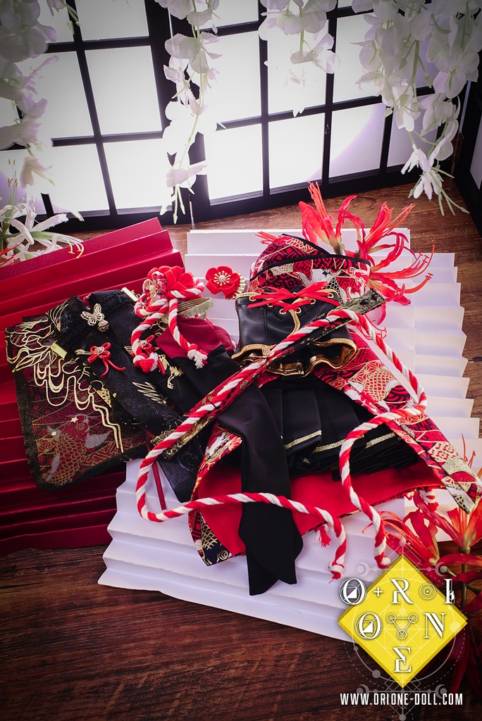 【Orione】DDドール用衣装セット - 咲 -