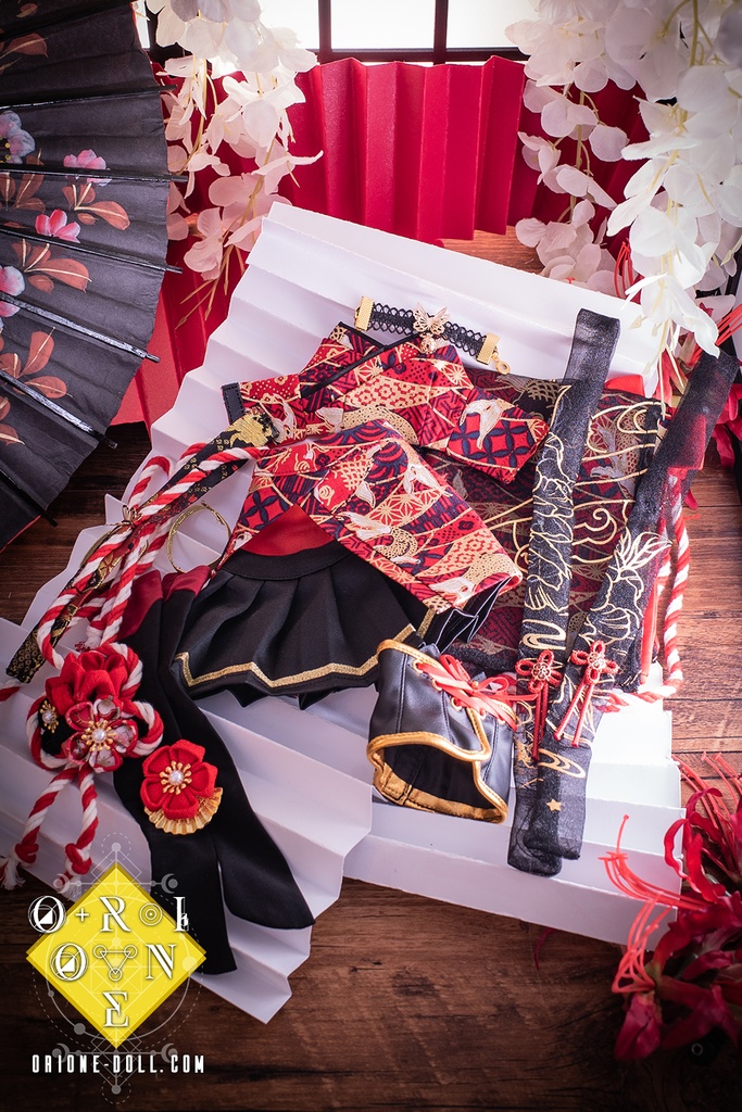 【Orione】MDDドール用衣装セット - 咲 -