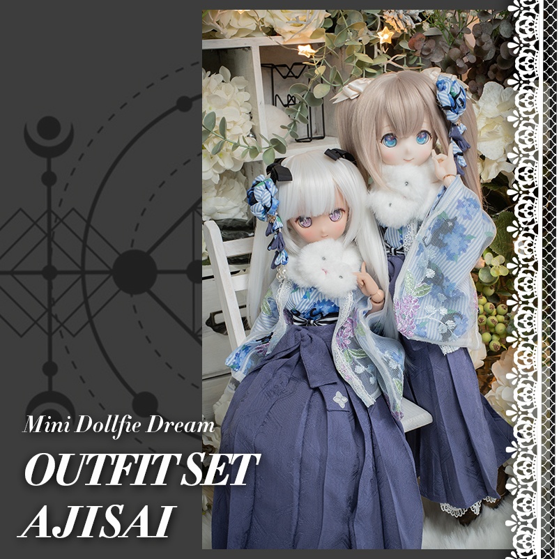 【Orione】MDD M/L胸用衣装セット - 紫陽花