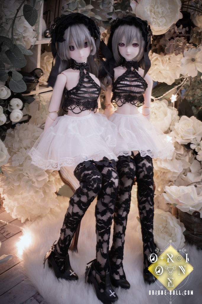 【Orione】ドール用衣装セット - ブラックロータス