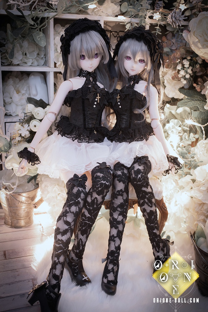 【Orione】ドール用衣装セット - ブラックロータス