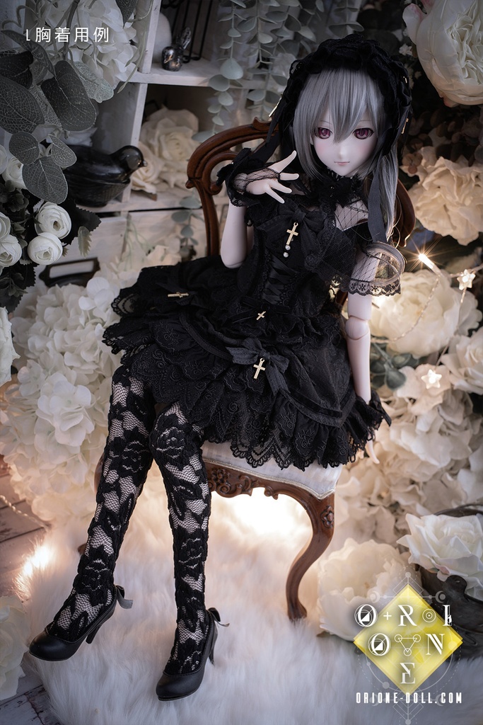 【Orione】ドール用衣装セット - ブラックロータス