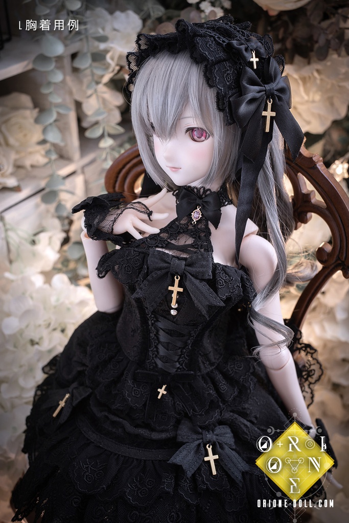 【Orione】ドール用衣装セット - ブラックロータス