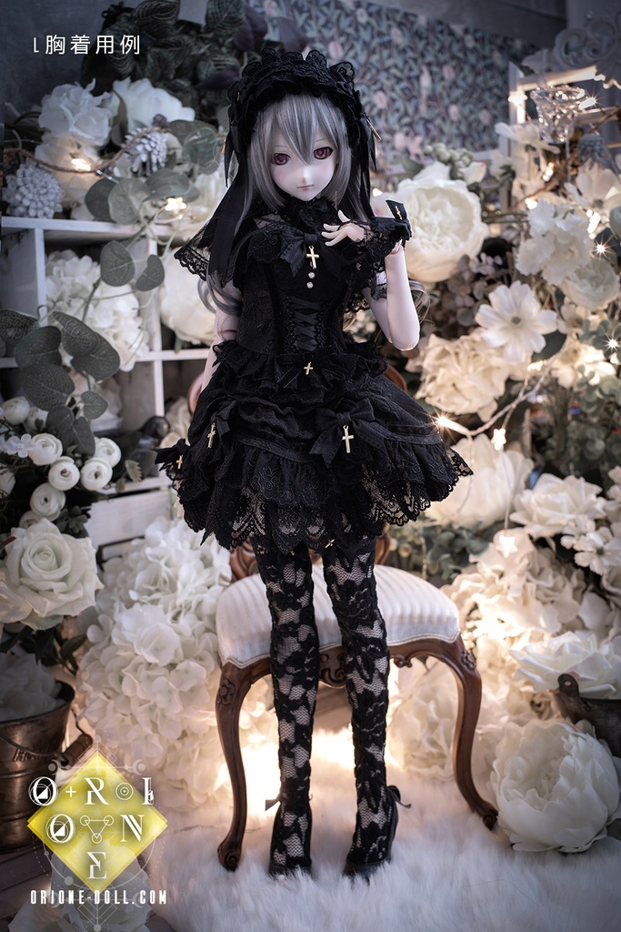 【Orione】ドール用衣装セット - ブラックロータス