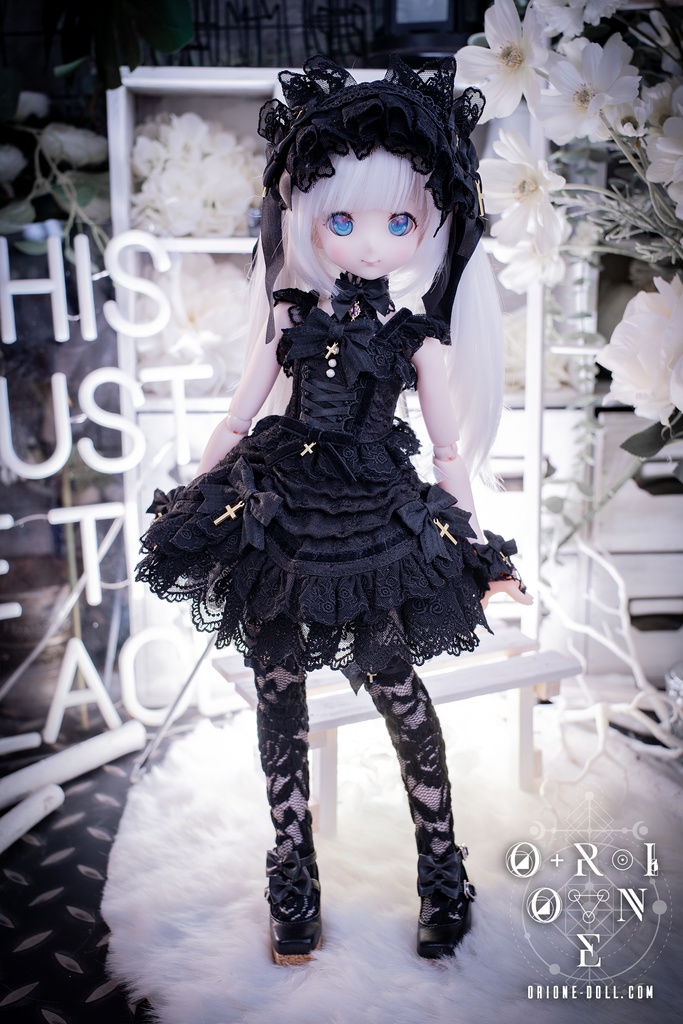 [バレンタイン期間割引中]【Orione】MDD用衣装セット - ブラックロータス