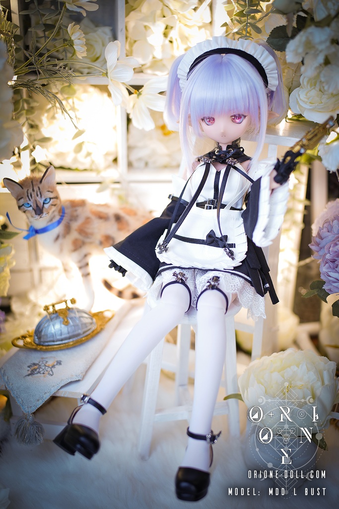 [Orione][Project Underworld] MDD M/L胸用 メイドユニフォーム + エプロン: TYPE A/B セット