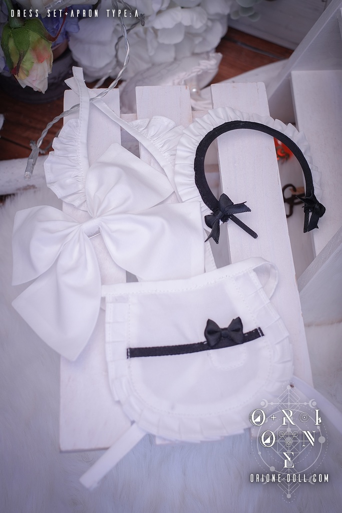 [Orione][Project Underworld] MDD M/L胸用 メイドユニフォーム + エプロン: TYPE A/B セット