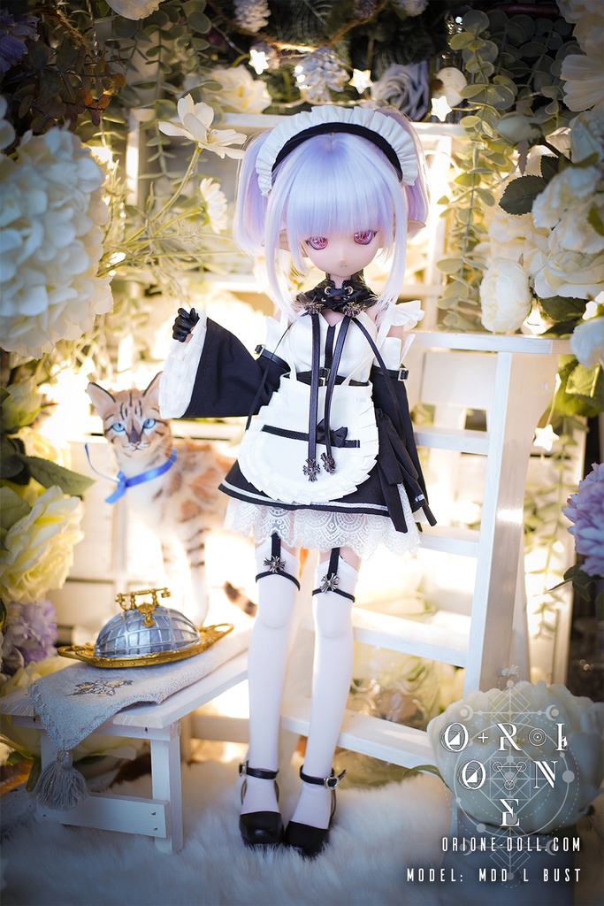 [Orione][Project Underworld] MDD M/L胸用 メイドユニフォーム + エプロン: TYPE A/B セット