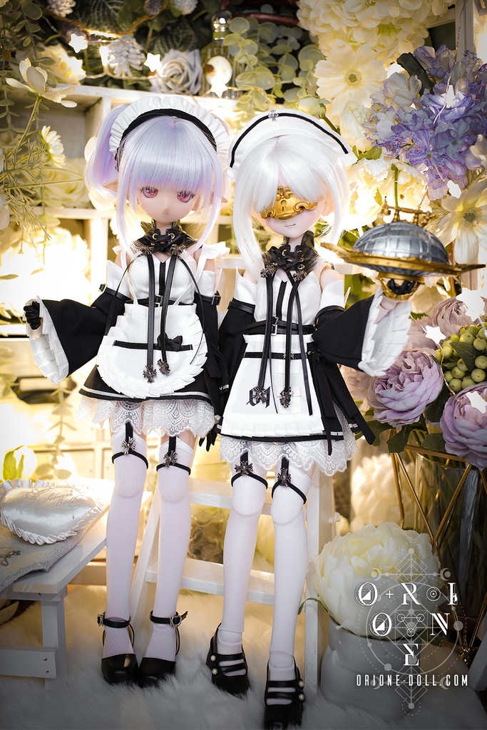 [Orione][Project Underworld] MDD M/L胸用 メイドユニフォーム + エプロン: TYPE A/B セット
