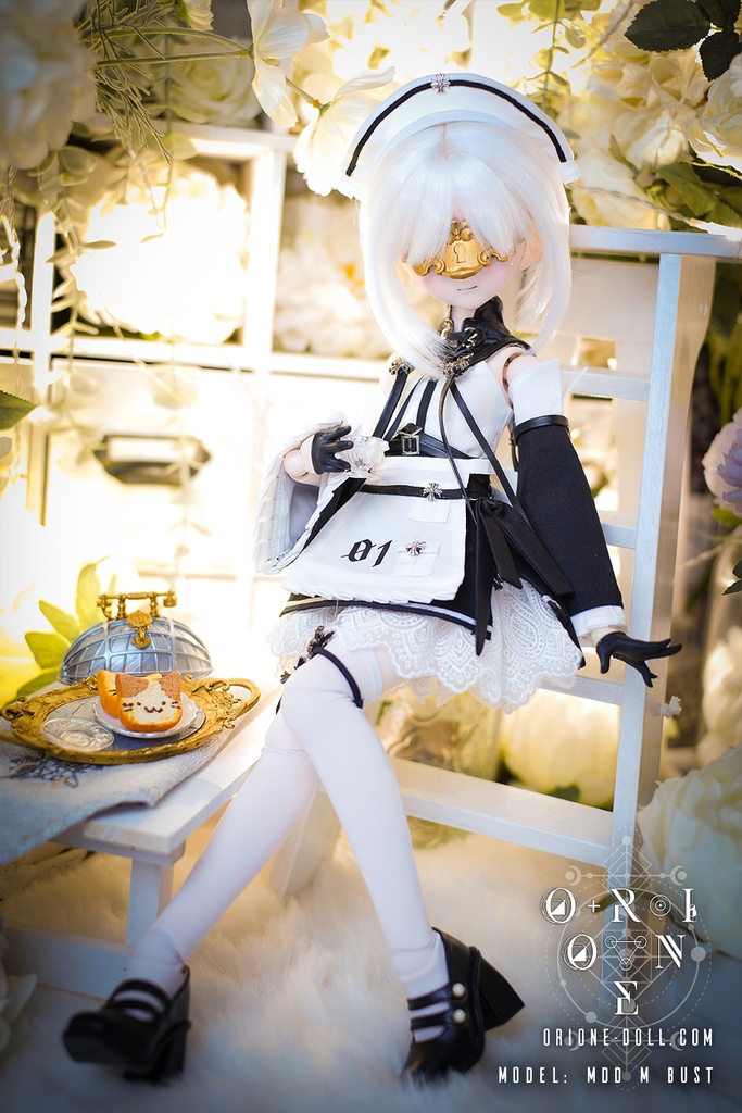 [Orione][Project Underworld] MDD M/L胸用 メイドユニフォーム + エプロン: TYPE A/B セット