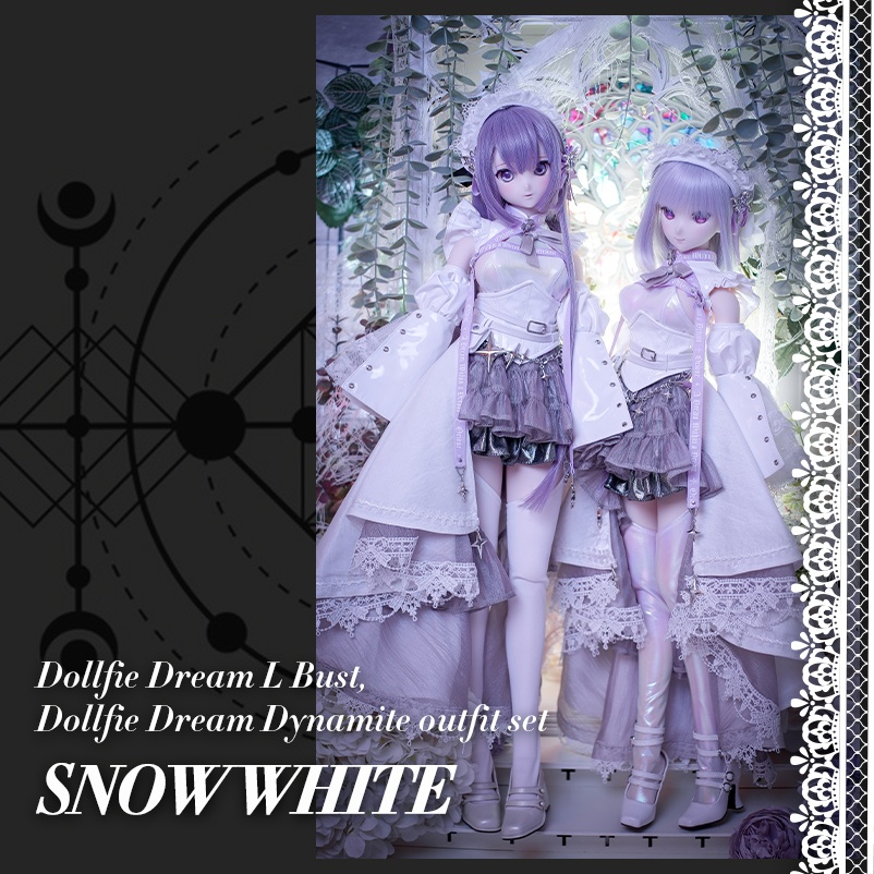 【Orione】DD L胸 / DDdy普通胸用衣装セット スノーホワイト