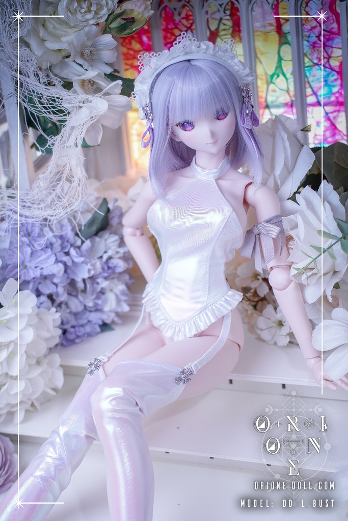 【Orione】DD L胸 / DDdy普通胸用衣装セット スノーホワイト
