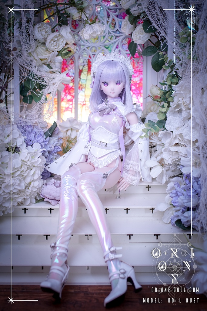 【Orione】DD L胸 / DDdy普通胸用衣装セット スノーホワイト