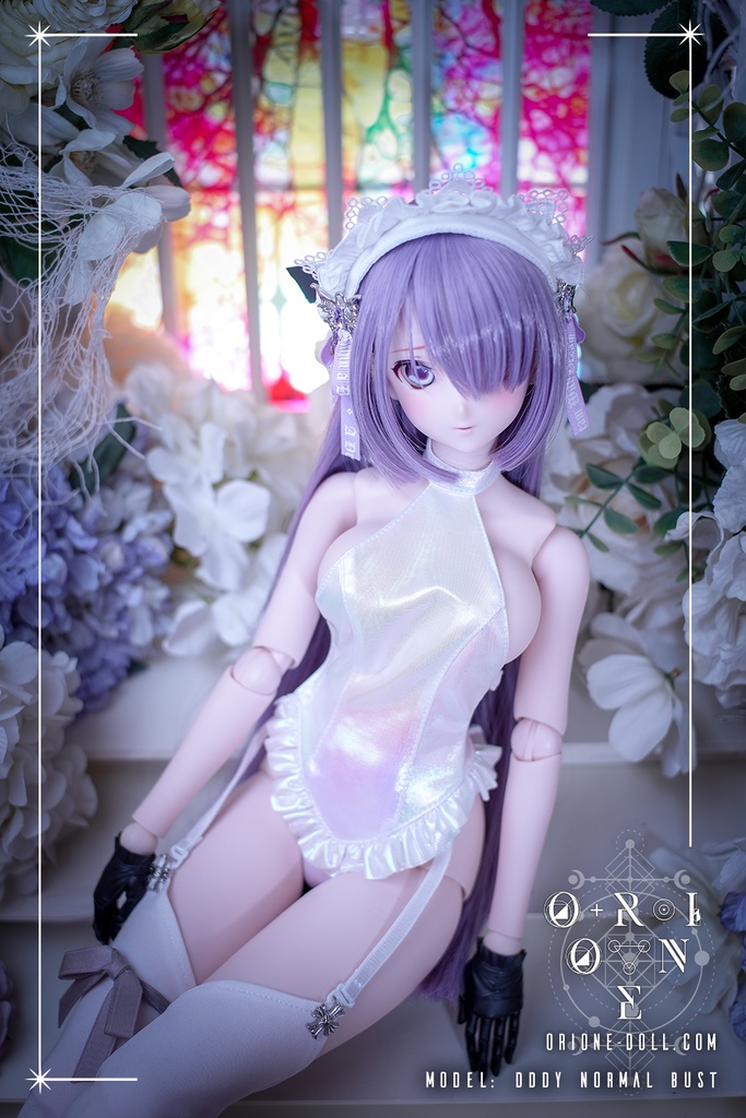 【Orione】DD L胸 / DDdy普通胸用衣装セット スノーホワイト