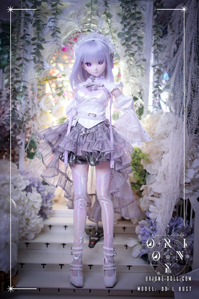 【Orione】DD L胸 / DDdy普通胸用衣装セット スノーホワイト