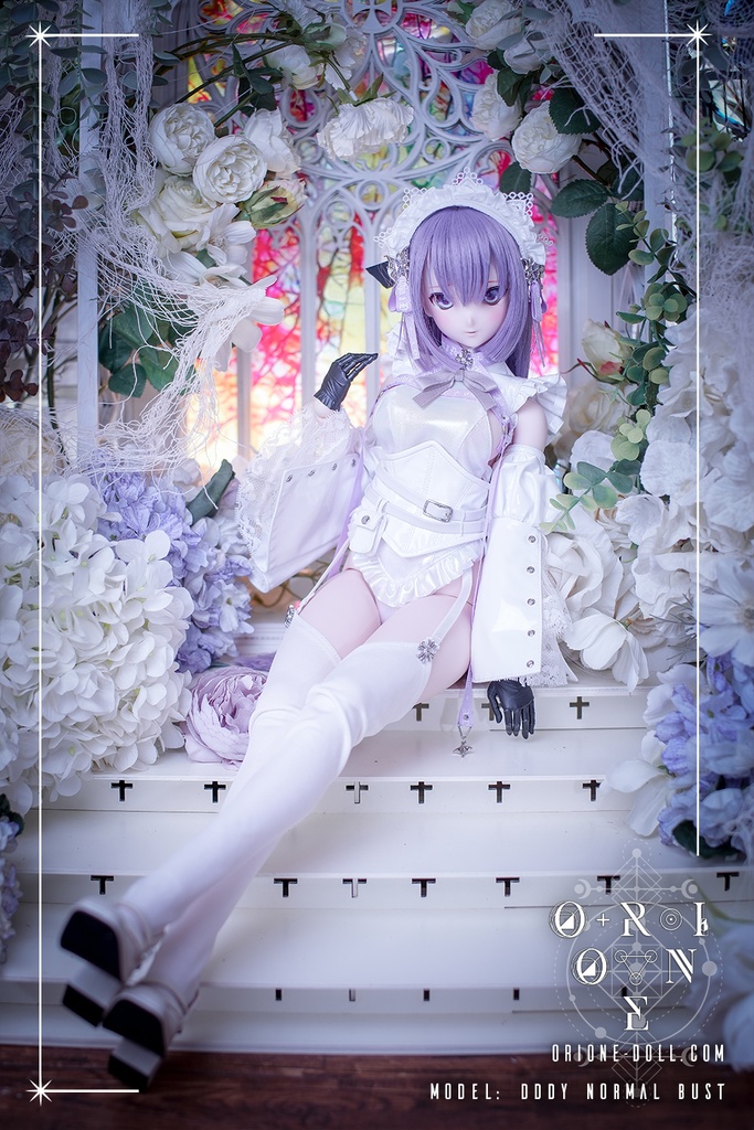 【Orione】DD L胸 / DDdy普通胸用衣装セット スノーホワイト