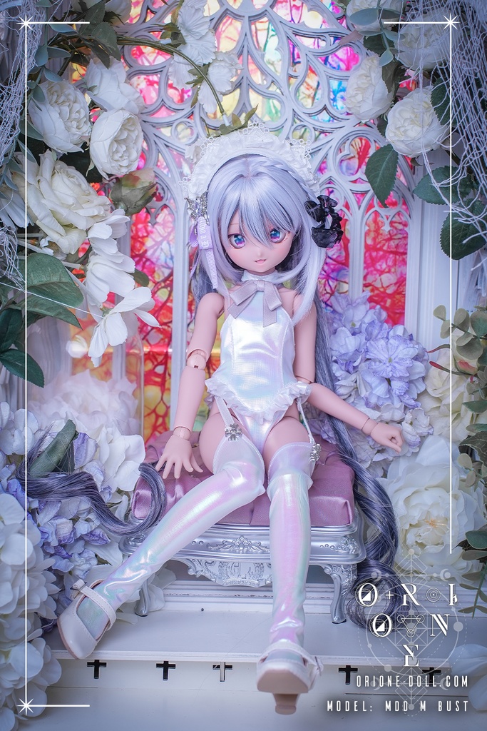 【Orione】MDD M/L胸用衣装セット スノーホワイト