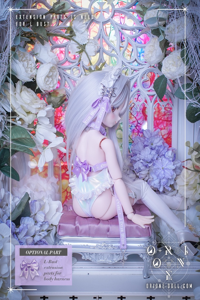 【Orione】MDD M/L胸用衣装セット スノーホワイト