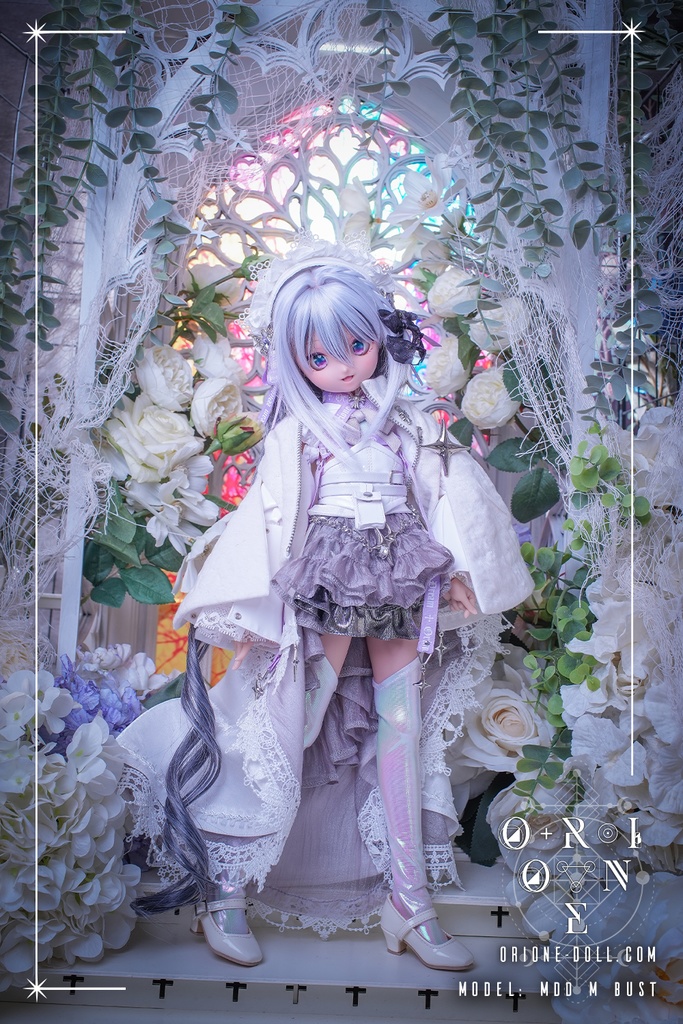 【Orione】MDD M/L胸用衣装セット スノーホワイト
