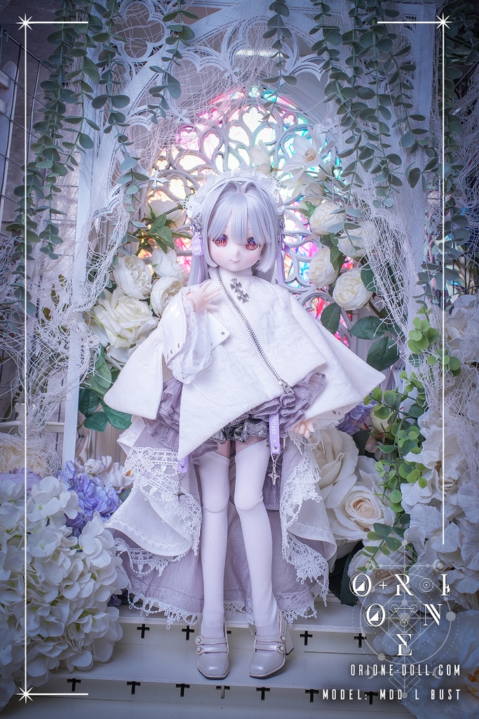 【Orione】MDD M/L胸用衣装セット スノーホワイト