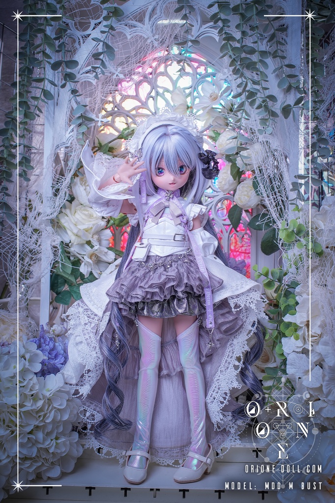 【Orione】MDD M/L胸用衣装セット スノーホワイト