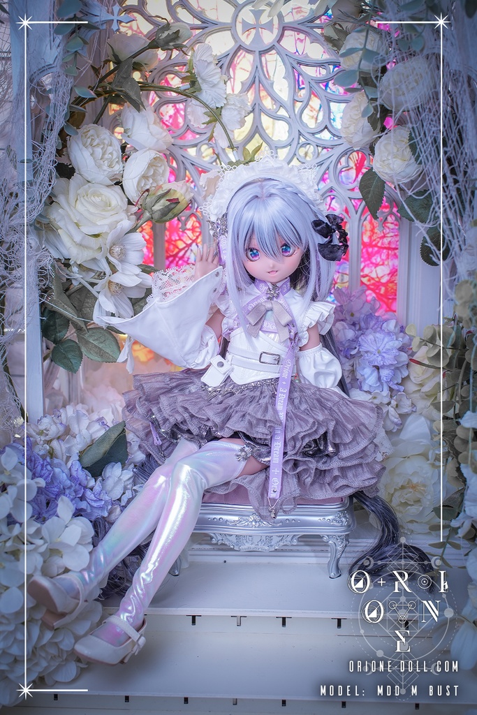 【Orione】MDD M/L胸用衣装セット スノーホワイト