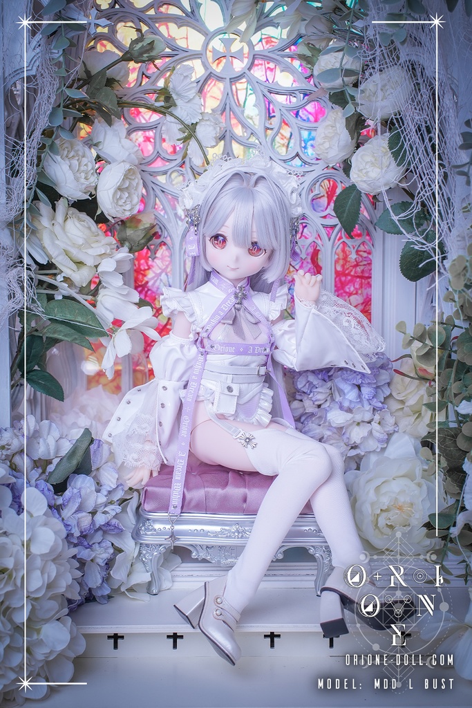 【Orione】MDD M/L胸用衣装セット スノーホワイト