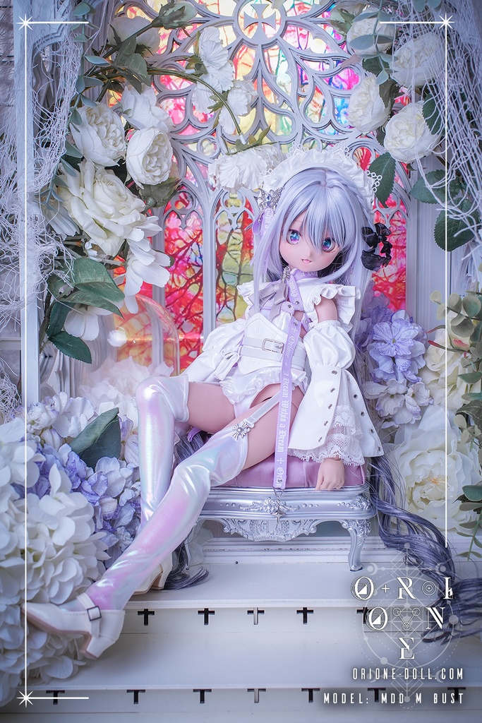 【Orione】MDD M/L胸用衣装セット スノーホワイト