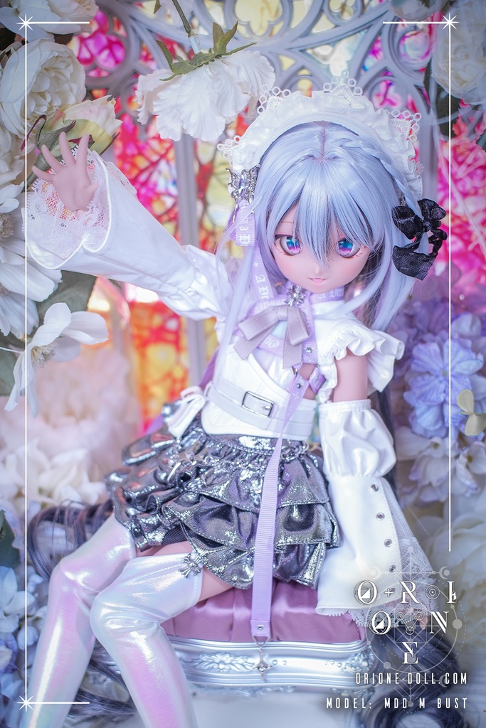 【Orione】MDD M/L胸用衣装セット スノーホワイト